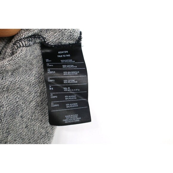 Volcom S/P Women's Knit Hoodie In Black & Red Pit to pit 19 inches Lightweight - Picture 8 of 12